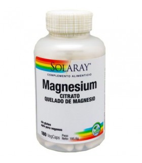 Solaray Magnesium Citrate 400 Mg 180 Capsules