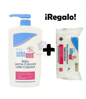 Sebamed Leche Corporal 750 Ml + Toallitas Limpiadoras 72 Uds