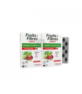 Fruits & Fibers Forte Intestinal Transit Fast Action 24 Comp + 24 Comp 50% 2nd Unit