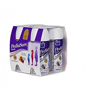 Pediasure Drink 4 Botellas Chocolate 200 Ml