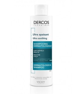 Vichy Dercos Shampoo Ultra-soft Normal to Fatty Hairs 200 ml