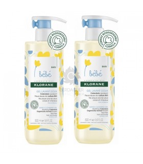 Klorane Baby Soft Cleansing Gel 500 ml + 2nd Unit at 40% 500 ml