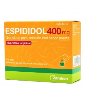 ESPIDIDOL 400 MG 20 SOBRES GRANULADO SOLUCION ORAL MENTA