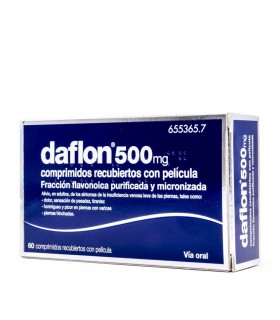 Daflon 500 500 Mg 60 Comprimidos Recubiertos